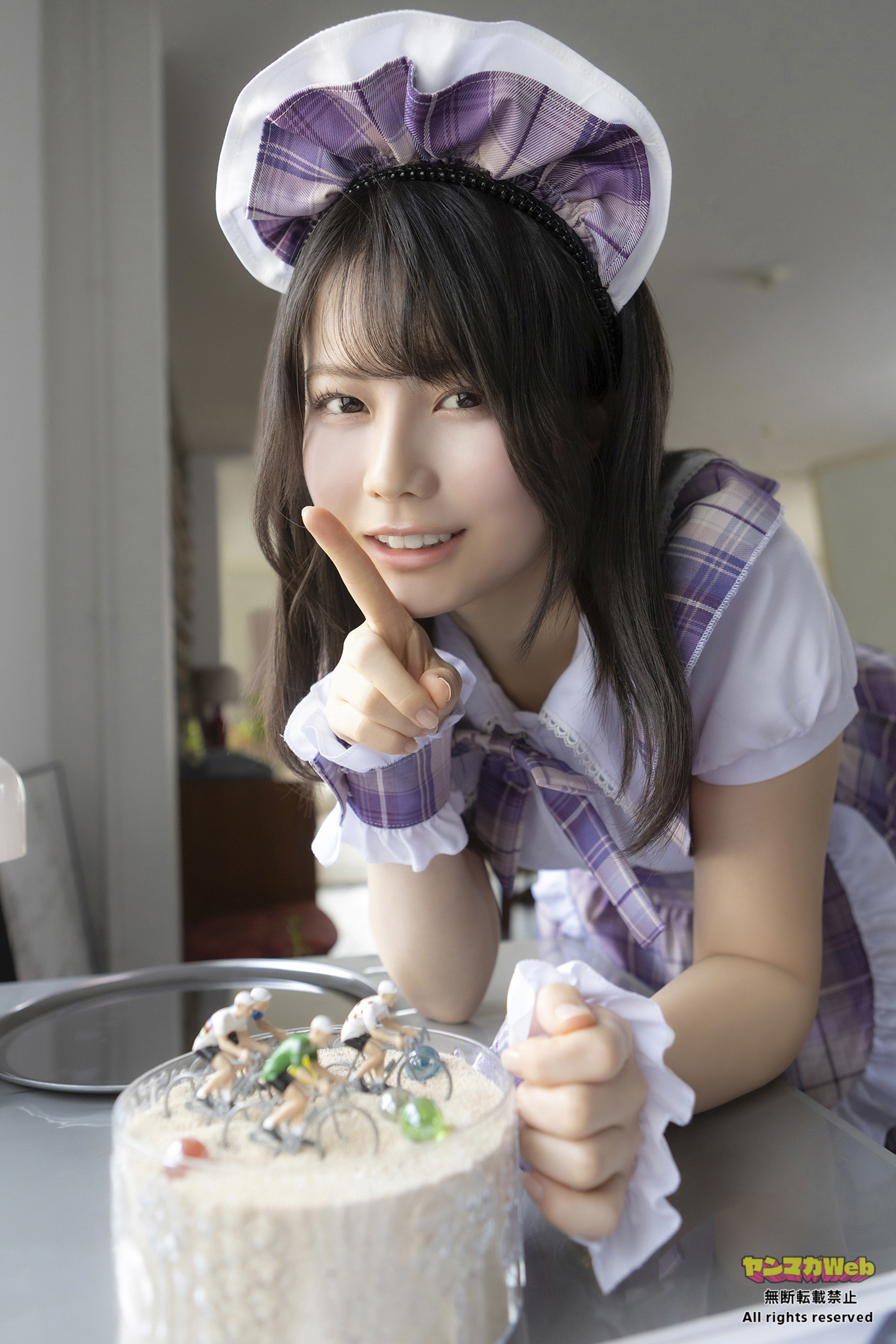 「ミスマガのアソビバ！もしミスマガがメイドだったら! 2025」より冨永実里さん