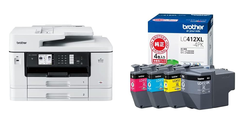 ブラザー プリンター A3インクジェット複合機 MFC-J7300CDW