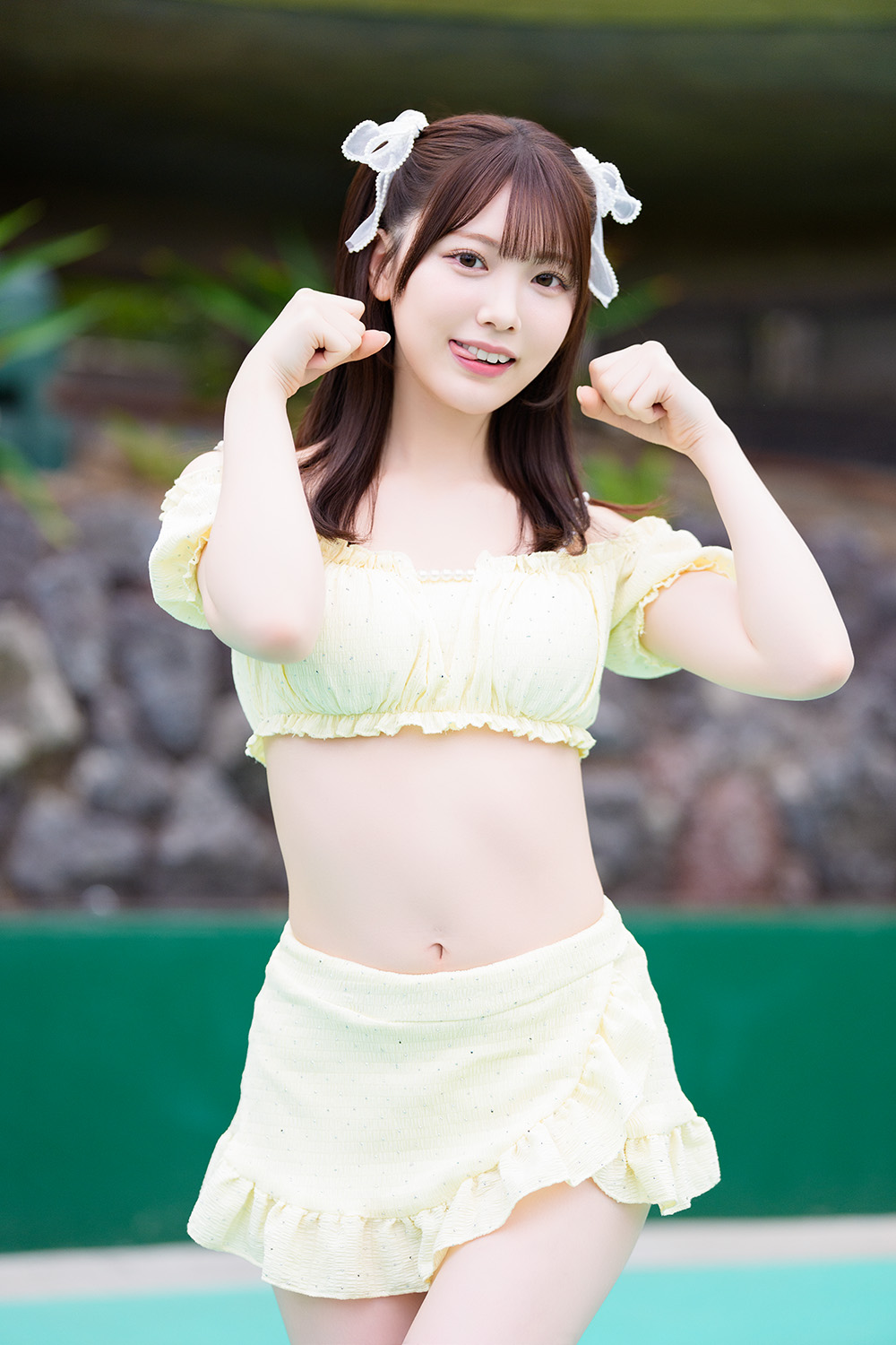 巻中カラー「近代麻雀常夏祭inサマーランド」石川澪さん