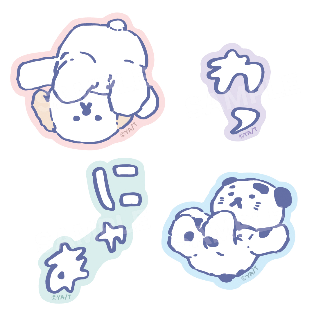 わっにゃあステッカーセット