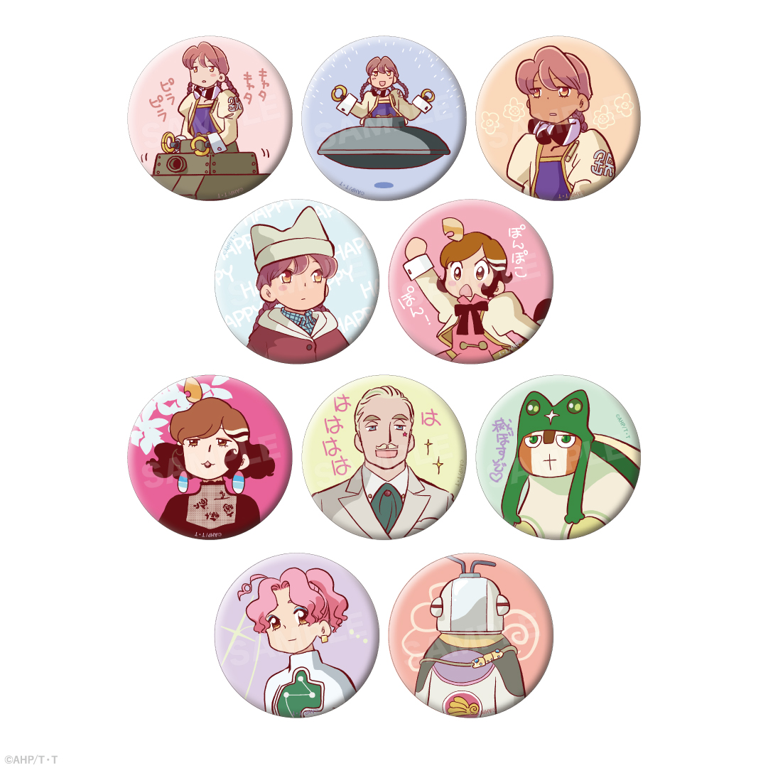 トレーディング缶バッジぷすぷす ピ