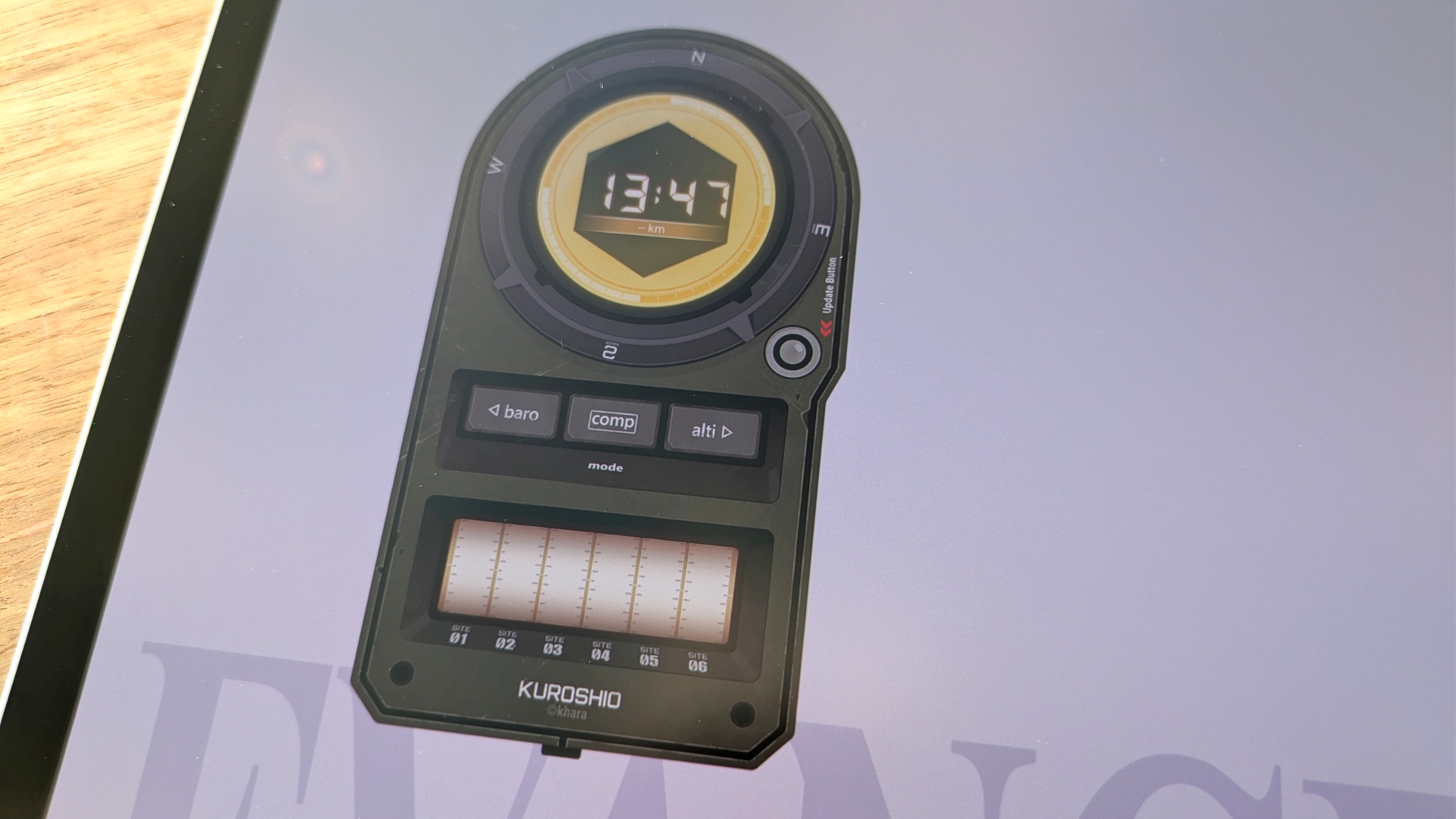 「Wacom CClock EVA」は「新劇場版」で登場したデバイスのデザインとなっている