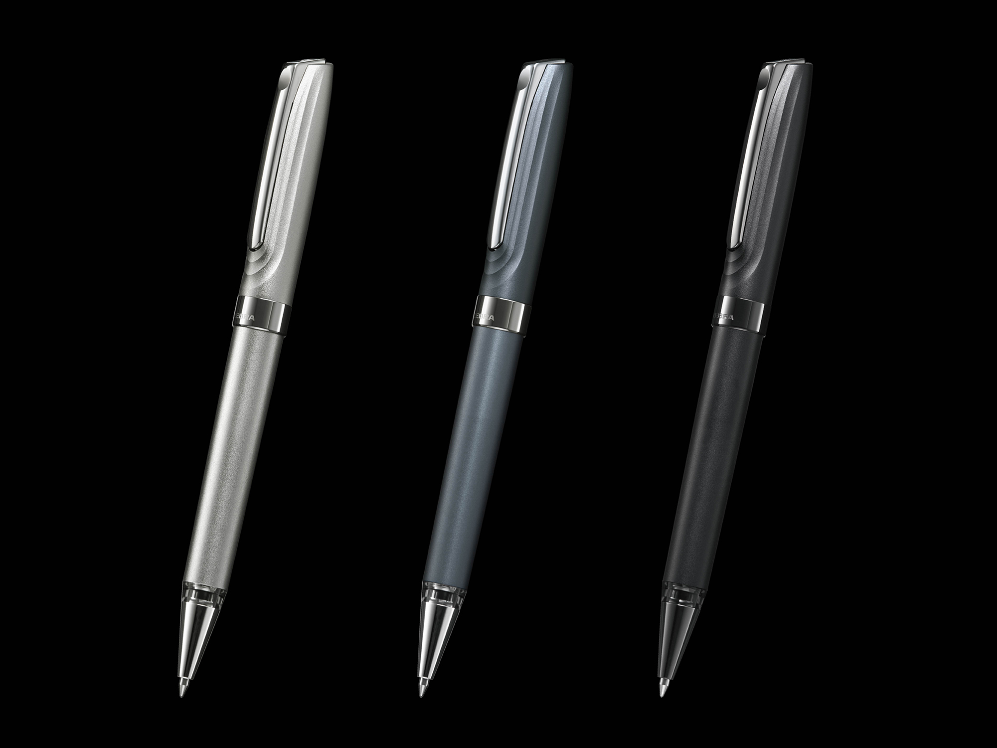 「HAMON」の軸色は「銀色」、「水藍色」、「鋼色」の3色