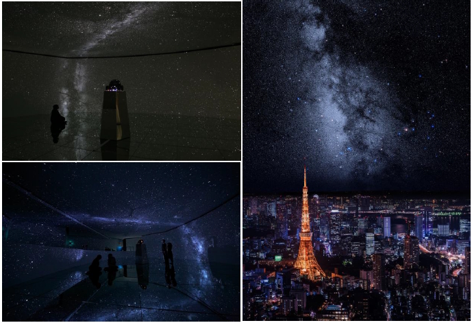「MEGASTAR」による「星空シアター」展示イメージ　写真提供：大平技研