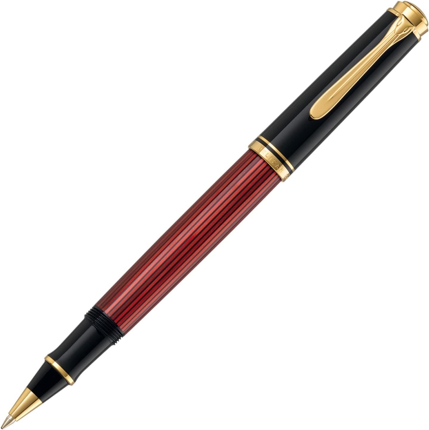 Pelikan ペリカン ボールペン 水性 スーベレーン レッドストライプ R400 正規輸入品