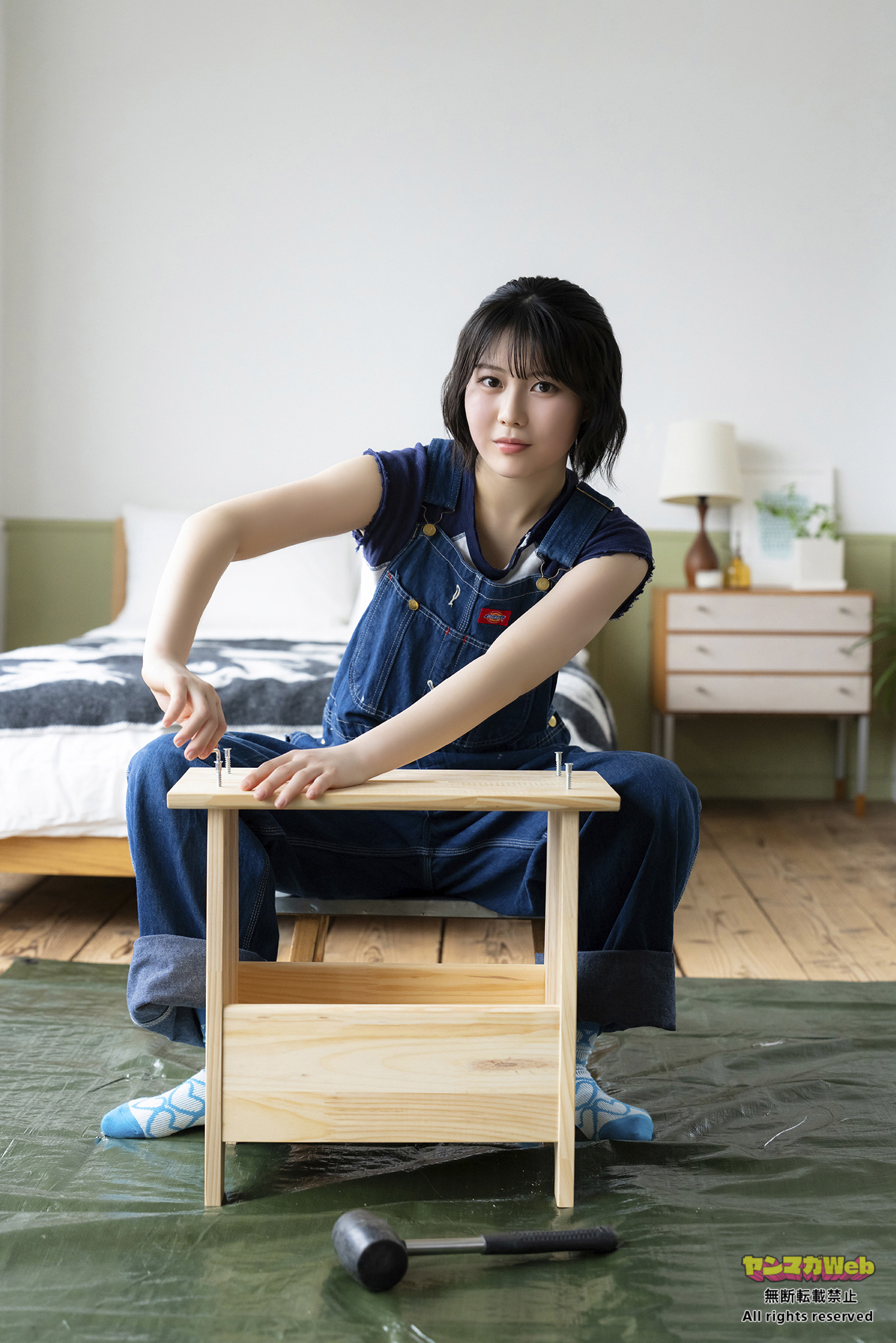 「ミスマガのアソビバ！春のおうちデート！」より冨永実里さん