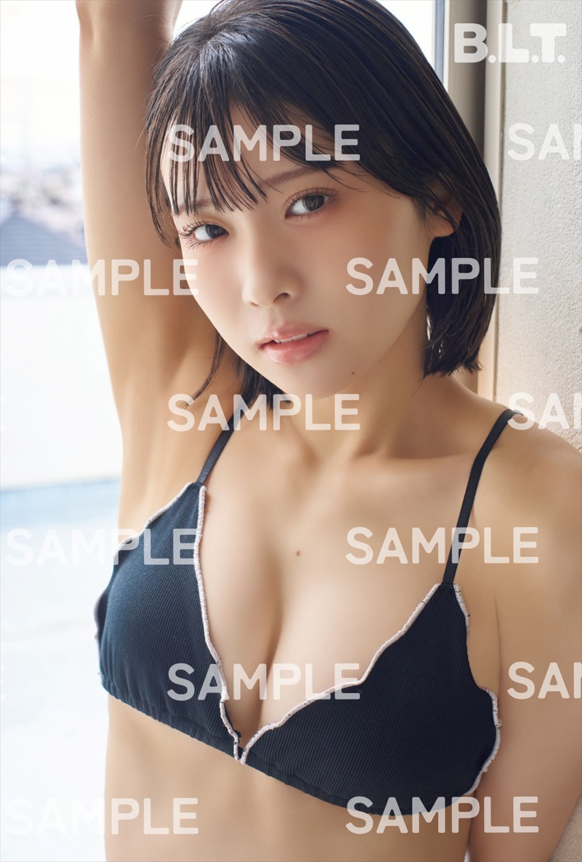 「B.L.T.2026年6月号 NMB48・芳賀礼表紙版」セブンネットショッピング購入特典ポストカード【芳賀礼（NMB48）】