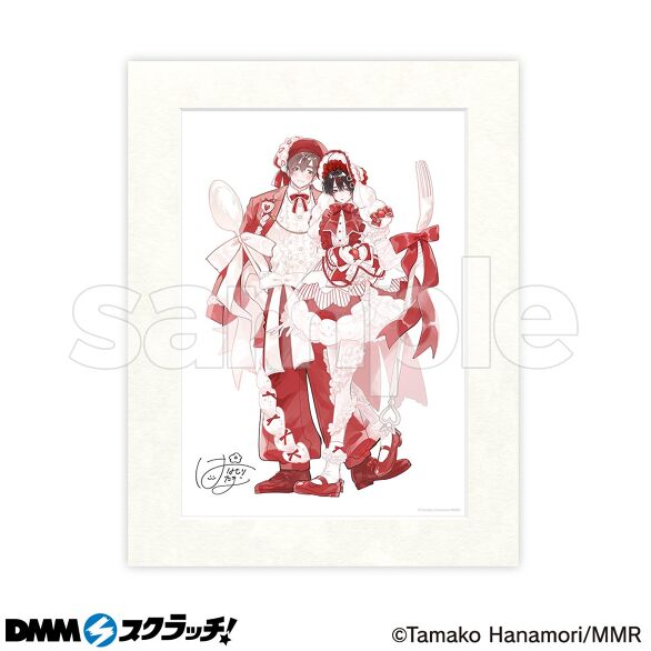 描き下ろしイラストを使用した、花森玉子先生「サイン入り」複製アート