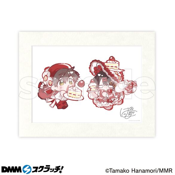 描き下ろしイラストを使用した、花森玉子先生「サイン入り」複製アート