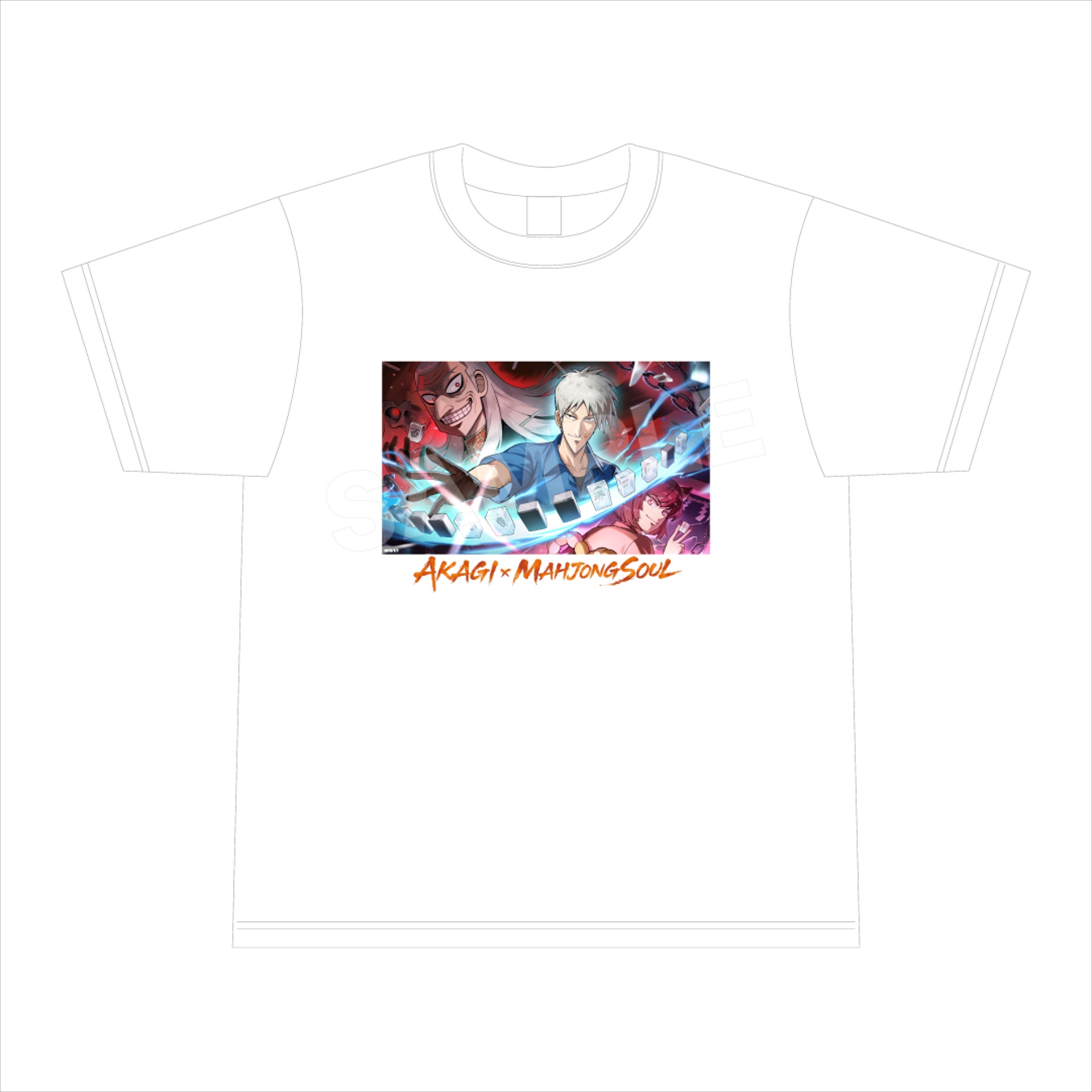 アカギ×雀魂 「復刻コラボ2026」Tシャツ