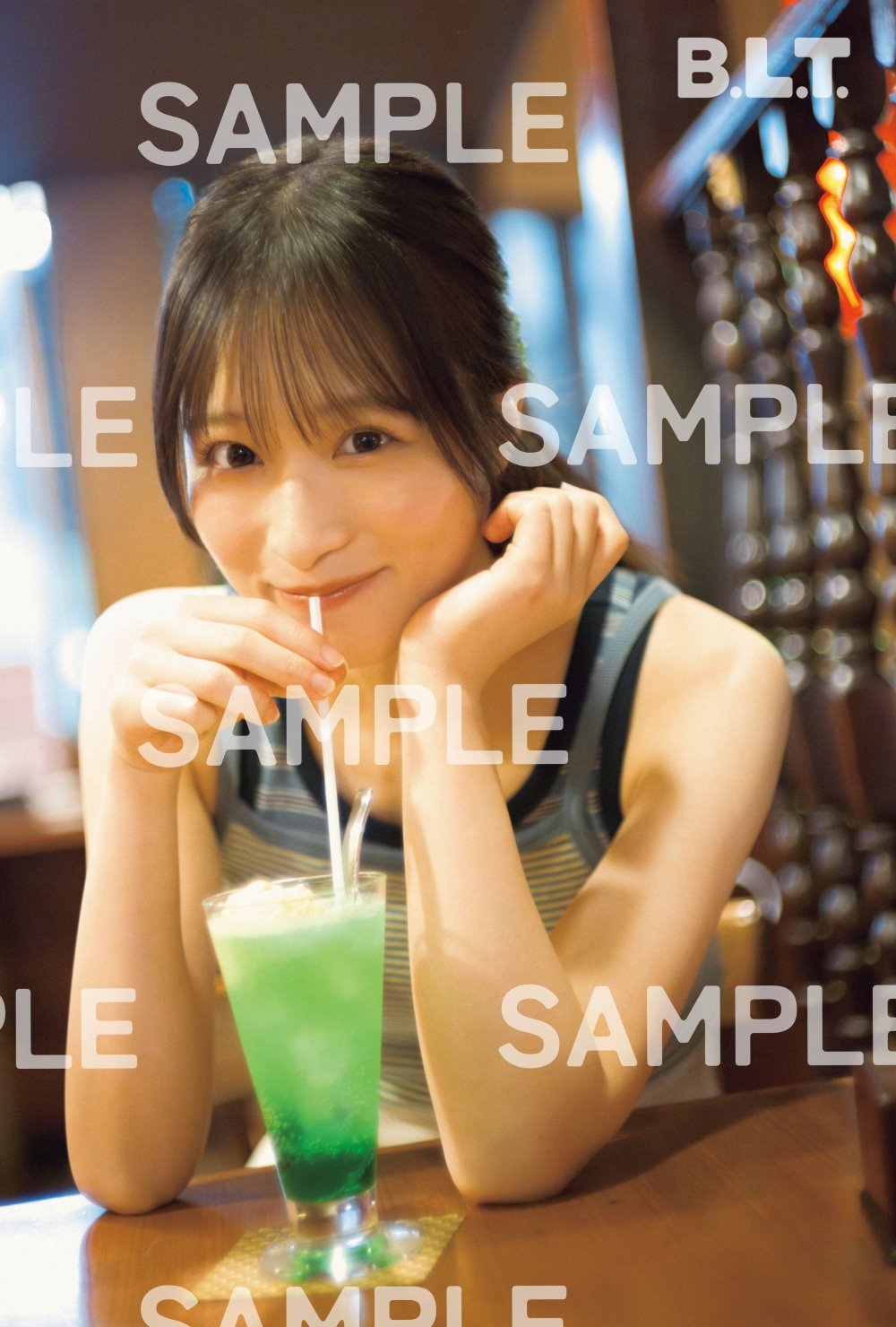 「B.L.T.2026年8月号」セブンネットショッピング購入特典ポストカード【原田清花（STU48）】