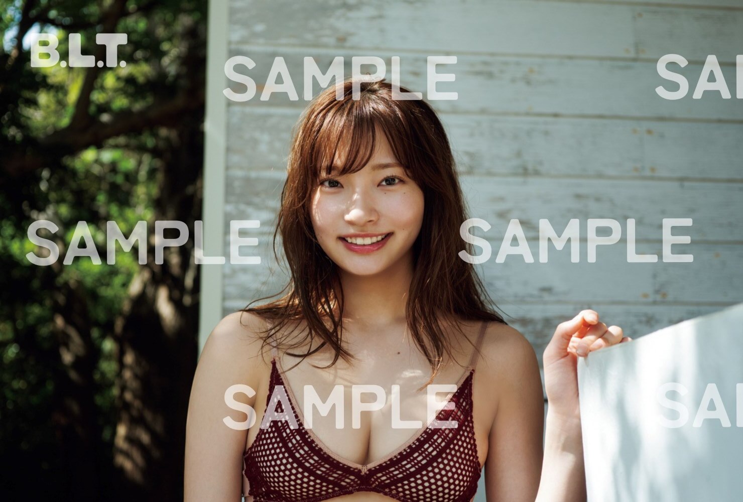 「B.L.T.2026年8月号」セブンネットショッピング購入特典ポストカード【里仲菜月（Task have Fun）】