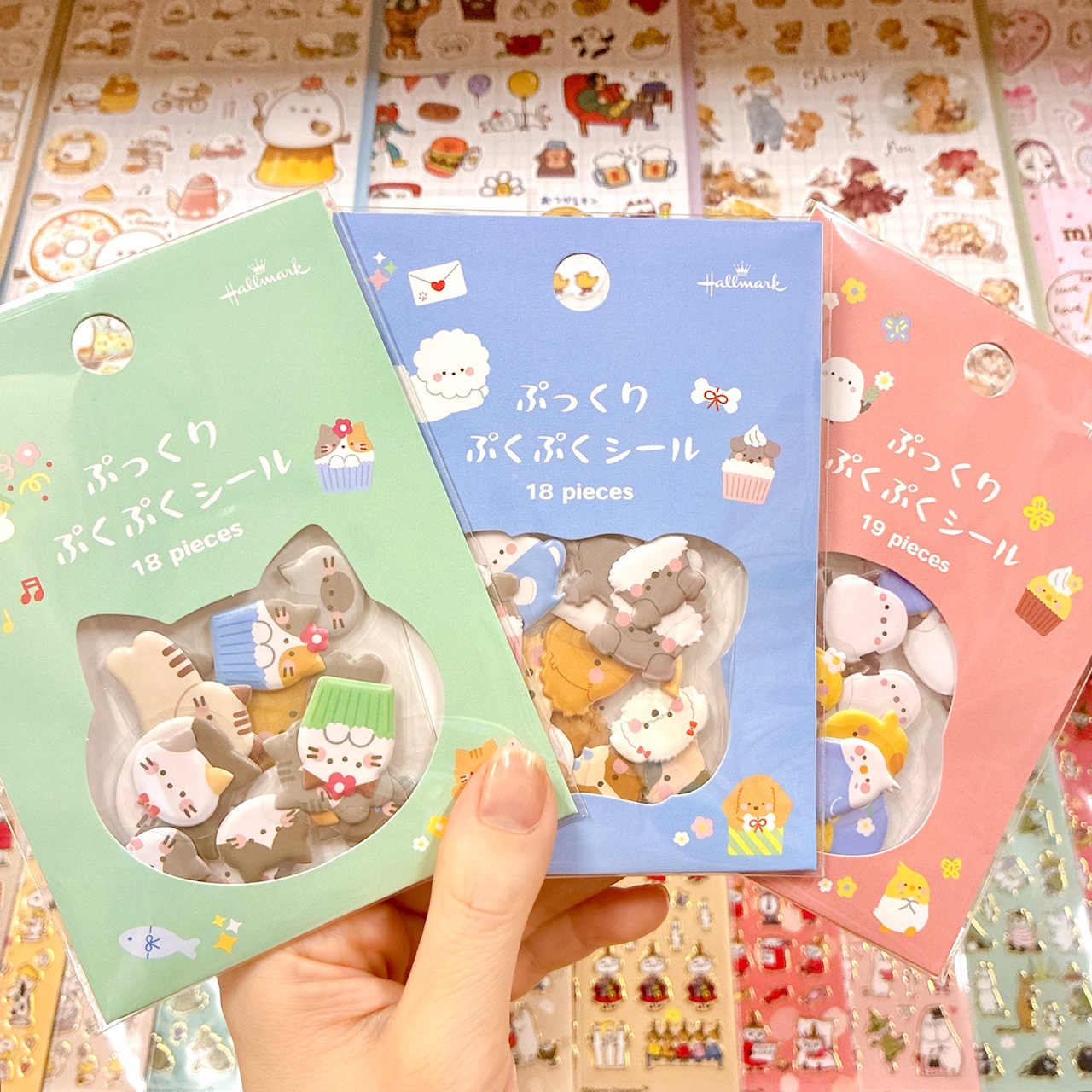 ぷっくりぷくぷくシール（C）Peanuts Worldwide LLC