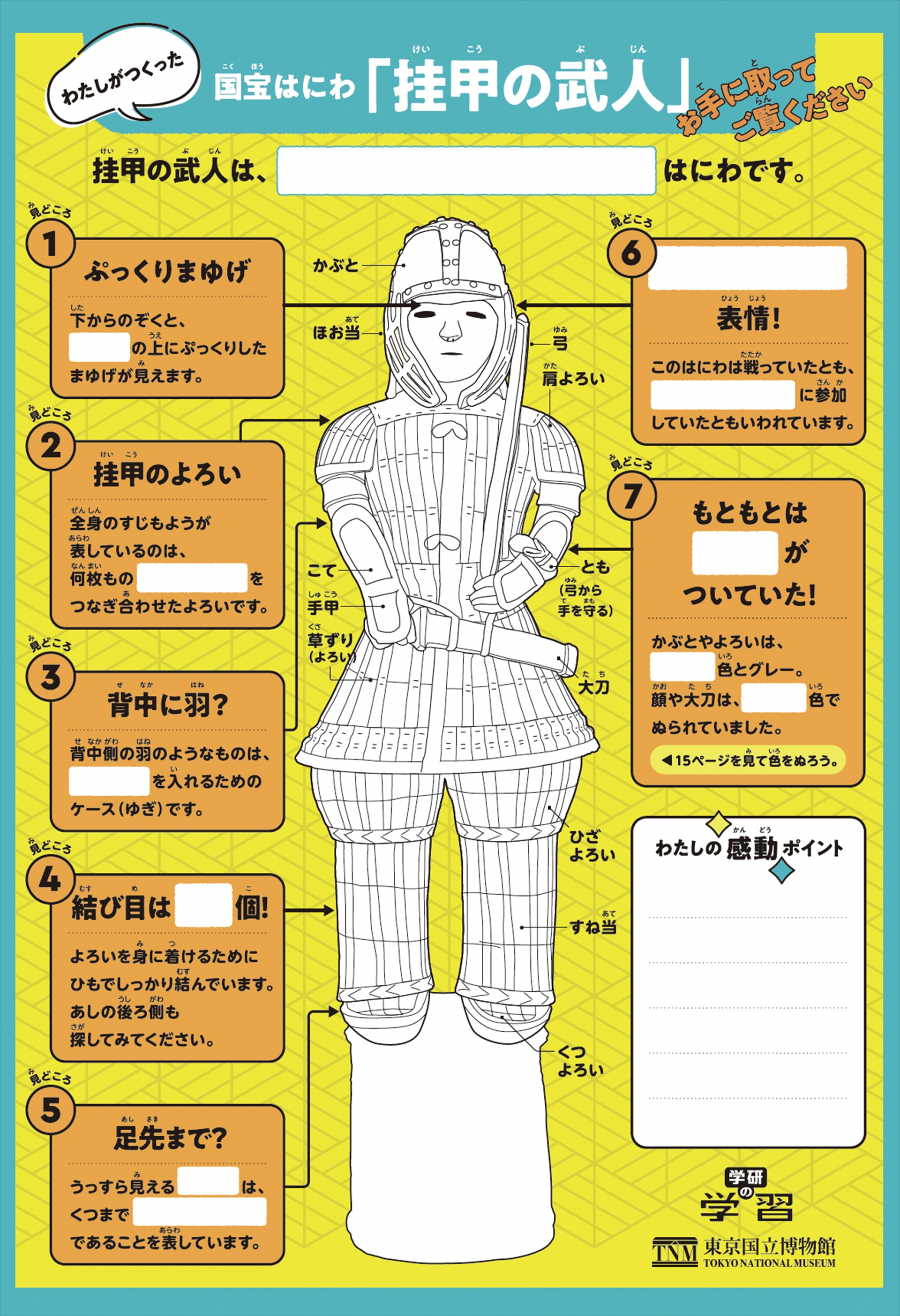 学んだことをまとめることができる、探究パネル