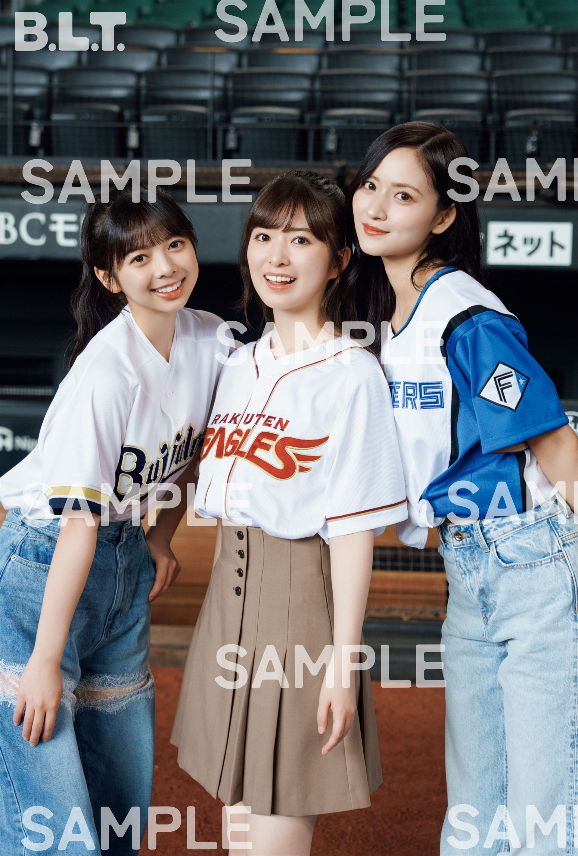 「B.L.T.2026年9月号」セブンネットショッピング購入特典ポストカード【小川彩＆金川紗耶＆長嶋凛桜（乃木坂46）】