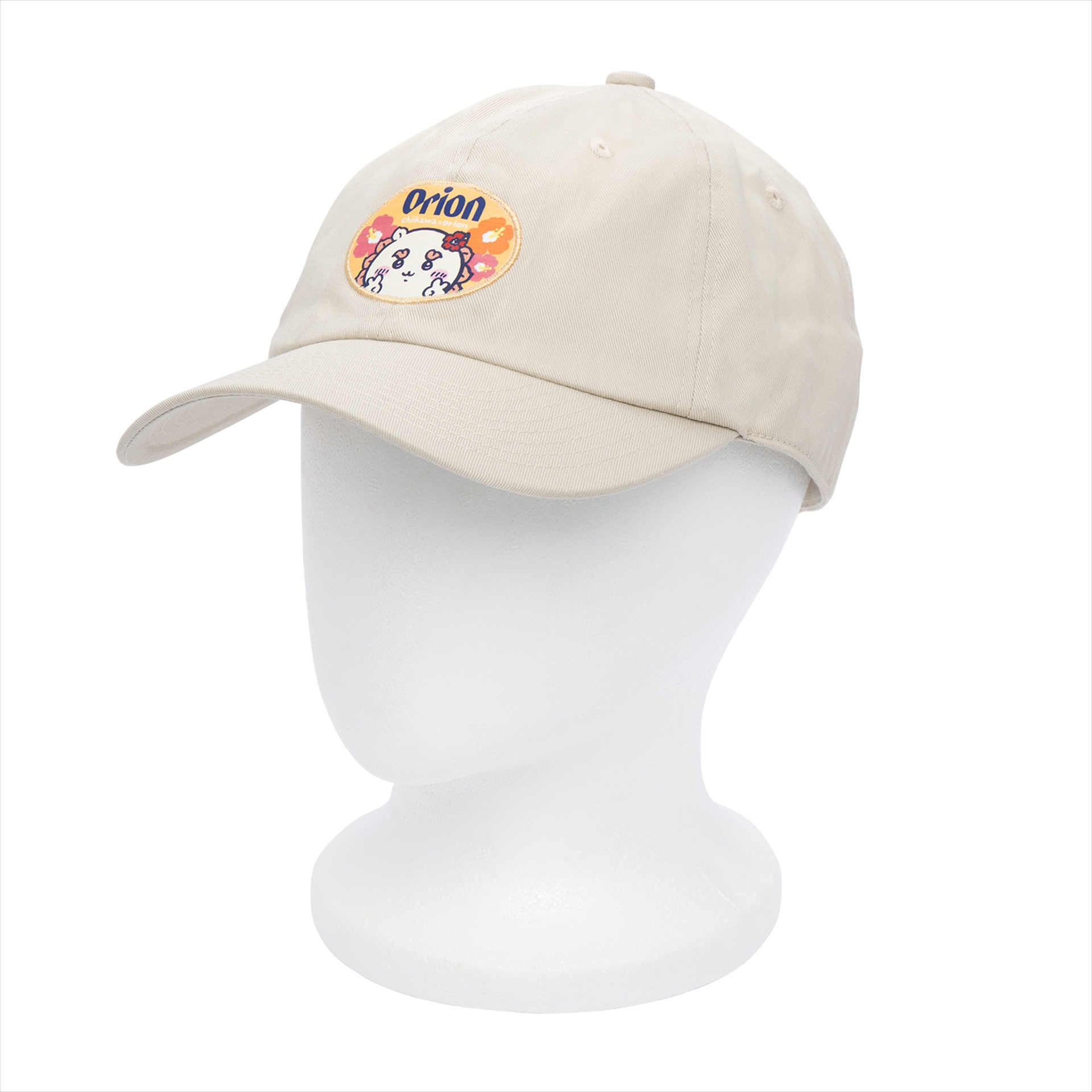 ちいかわ×オリオンビール シーサーのおみやげやさん キャップ （ベージュ）3,960円