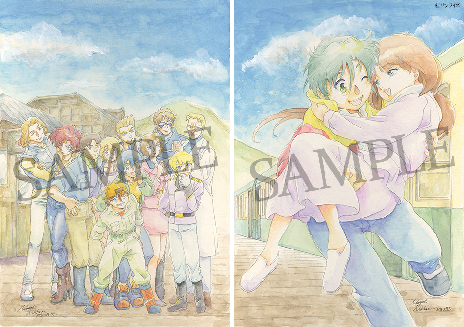 西村誠芳氏描き下ろしイラストを使用した冊子「DREAMS」