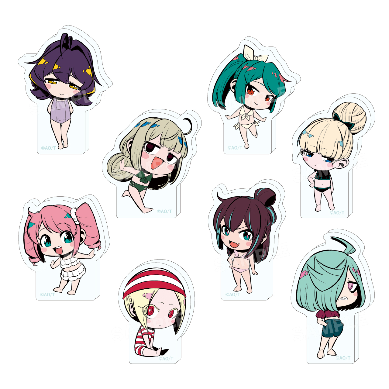 海だーっ！ミニアクリルブロック