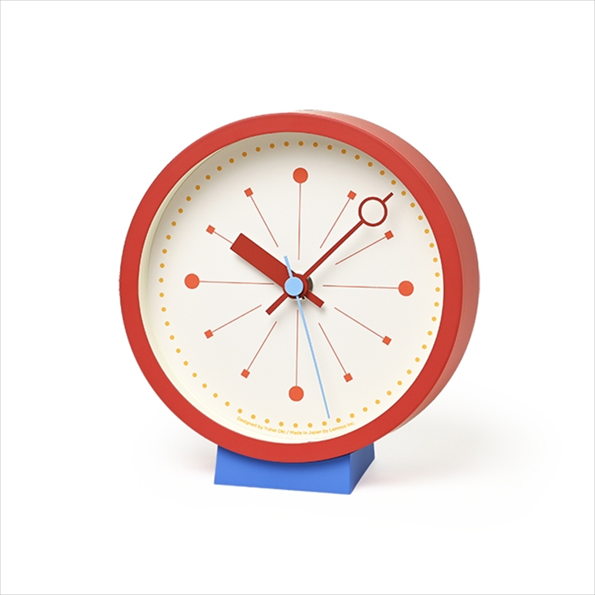 Point デスククロック レッド／7,700円