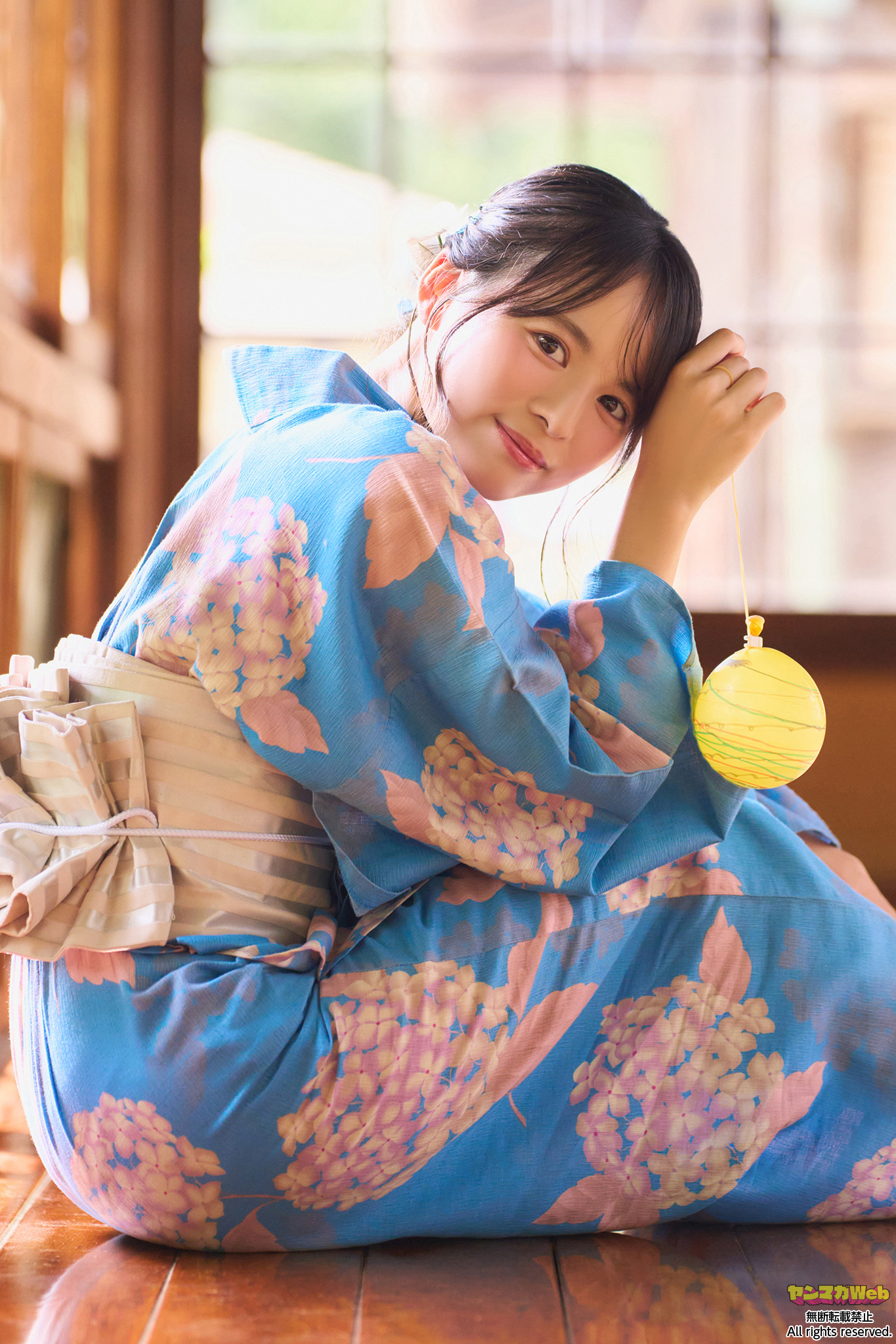 「ミスマガのアソビバ！浴衣で夏祭り」より太田しずくさん