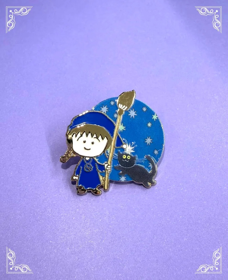 さくらももこ×ルカイン　ピンバッジ