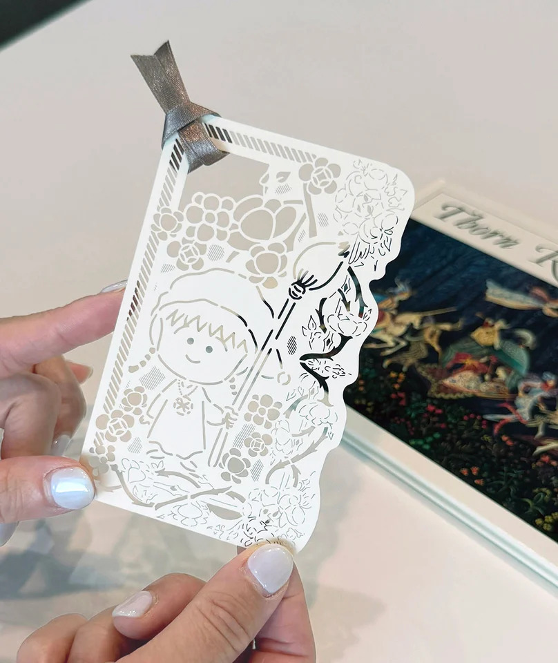 さくらももこ×ルカイン　レーザー加工しおり