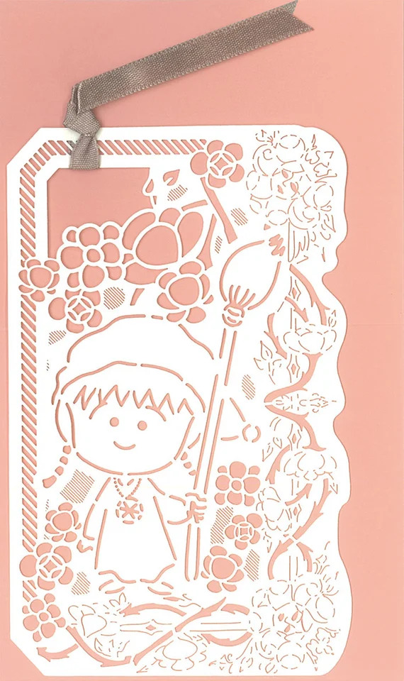 さくらももこ×ルカイン　レーザー加工しおり