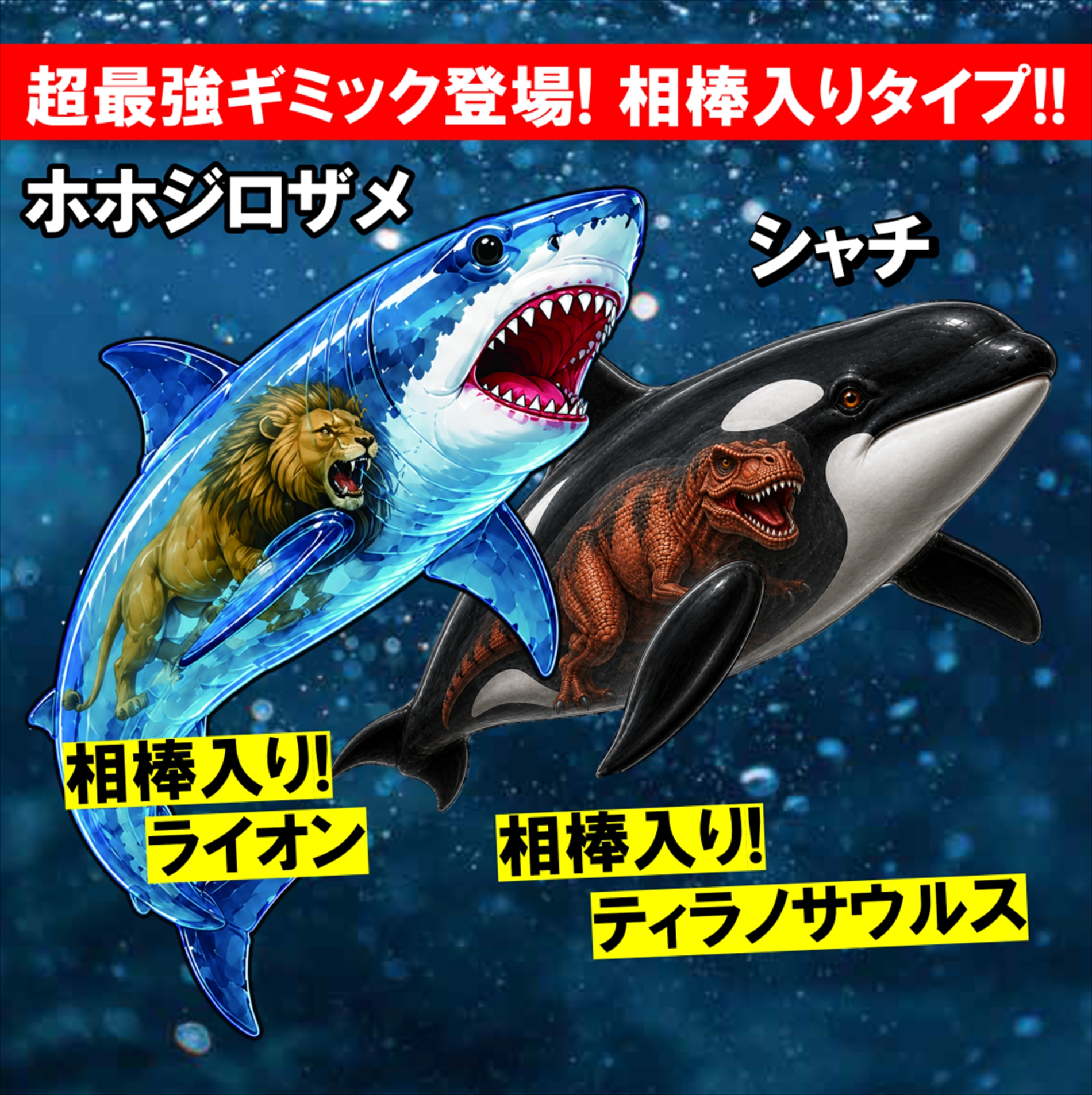 のび～る！ 最強リアル 海のいきもの大集結BOOK サメ&シャチ ライバル出現スペシャル！