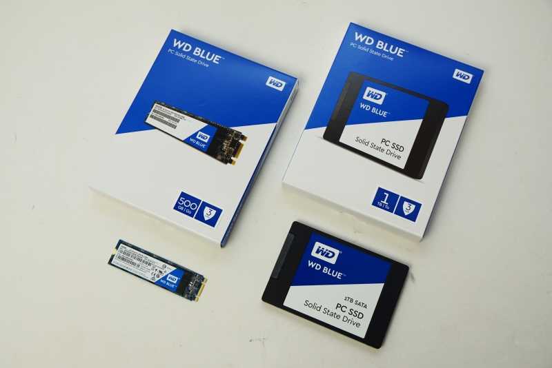 WD BlueブランドのSSD