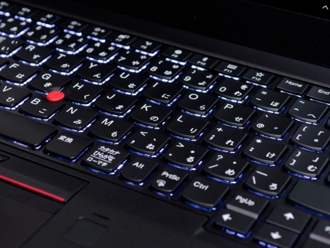 Lenovo ThinkPad T470s USキーボード仕様 指紋認証センサー