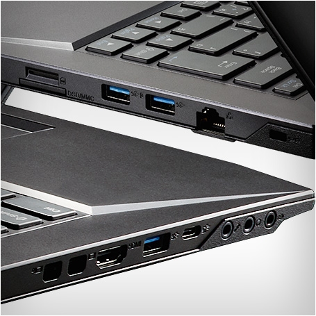 マウス、Kaby LakeとGeForce GTX 1050搭載のクリエイター向け14型 