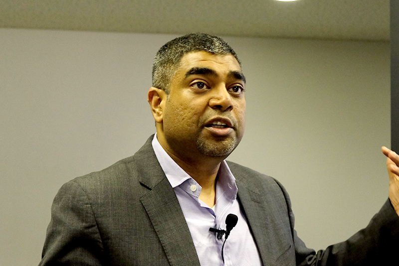 米Intel New Technology Group副社長兼UAV(無人航空機)担当事業本部長 アニール・ナンデュリ(Anil V. Nanduri)氏