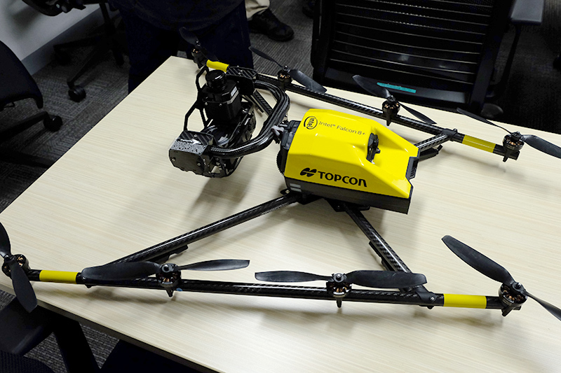 8個のローターを備える