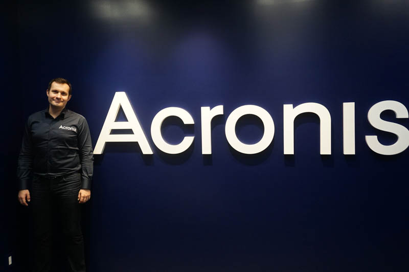Acronisの日本オフィスでインタビューは行なわれた