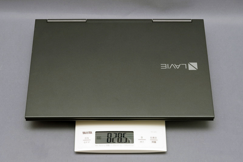 最上位のHZ750/GAの重量は、実測で828.5gと、こちらは公称よりも軽かった