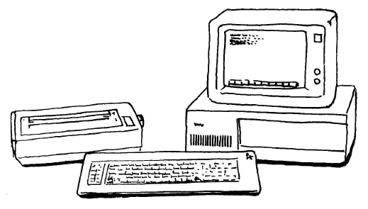 IBM-PC。たくさんの互換機が登場し、パソコン文化を作り上げるきっかけとなる。