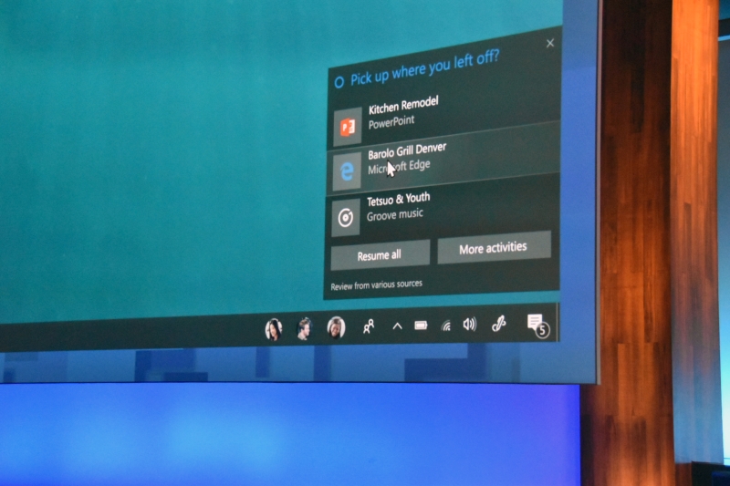 通知としても表示されるようだ