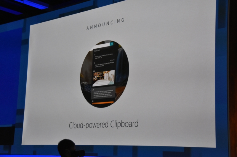 Cloud-Powered Clipboard発表