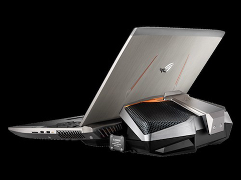 着脱可能水冷ユニットが用意されるゲーミングノート「ROG GX800VH」