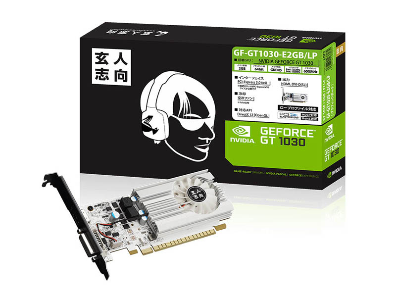 玄人志向GF-GT1030-E2GB/LP