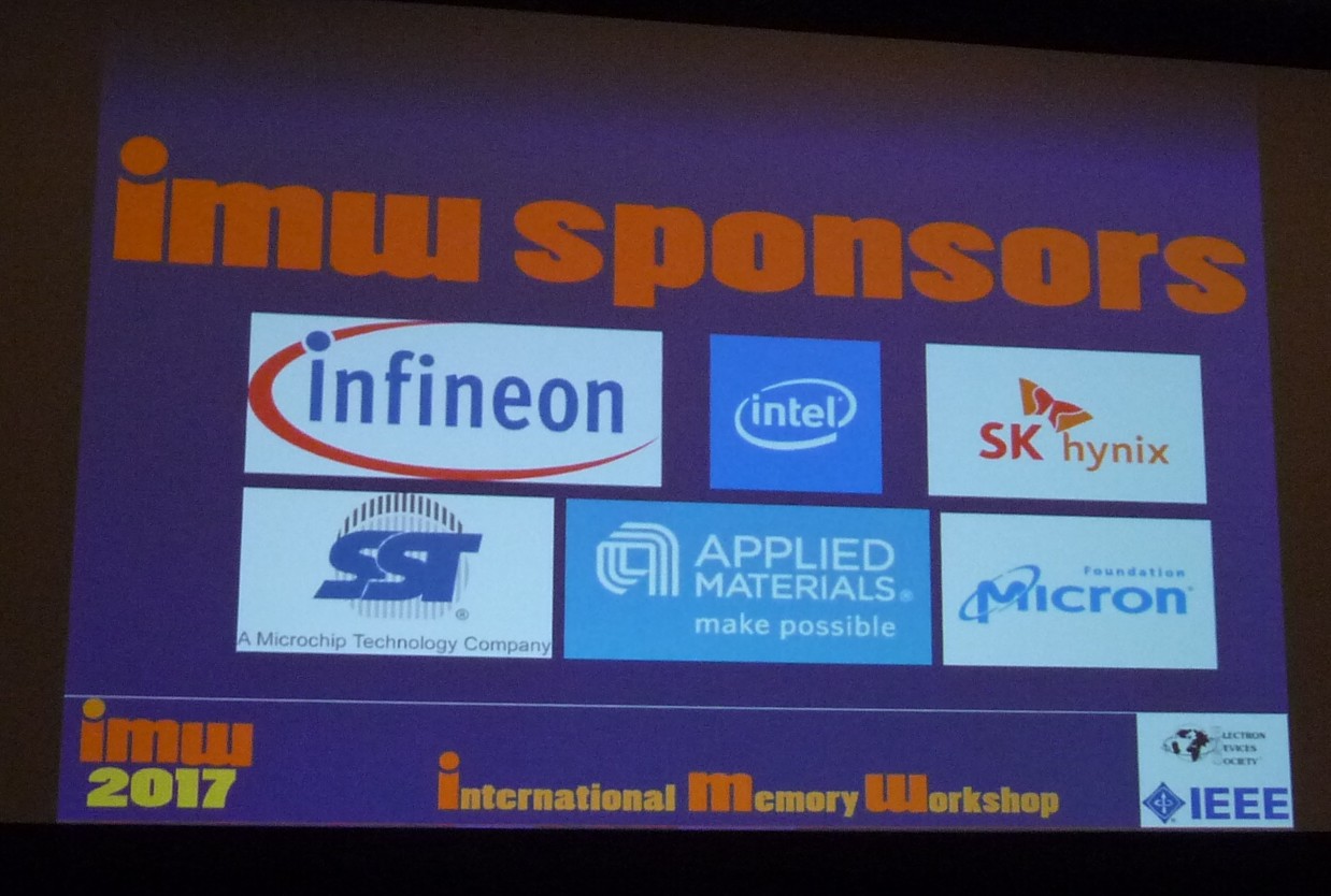 IMW 2017のスポンサー企業一覧。5月15日朝のウエルカムトークから