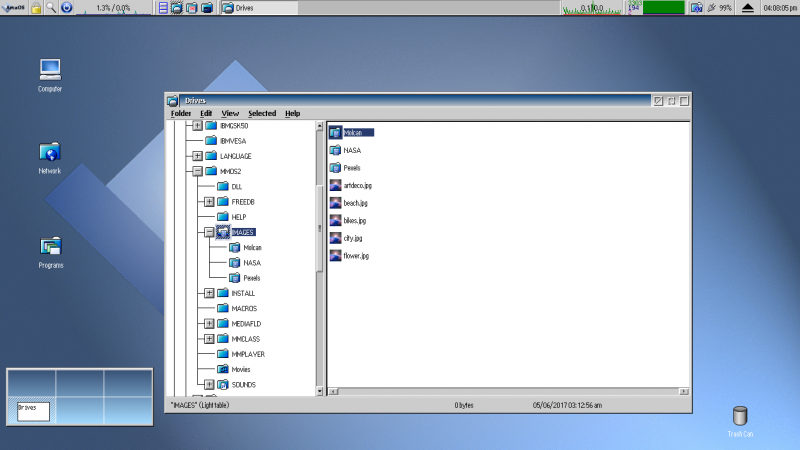 シンプルなファイルマネージャー