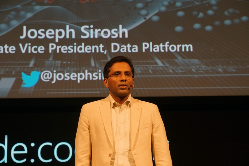 Joseph Sirosh氏(Microsoft Corporate Vice President Data Platform Group)