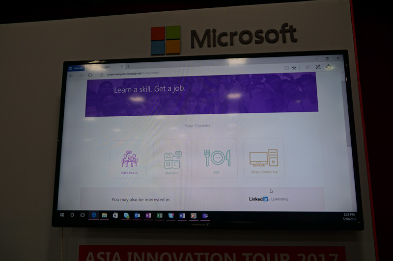 Project Sangam、職業訓練と転職ツールが一体的に提供されている