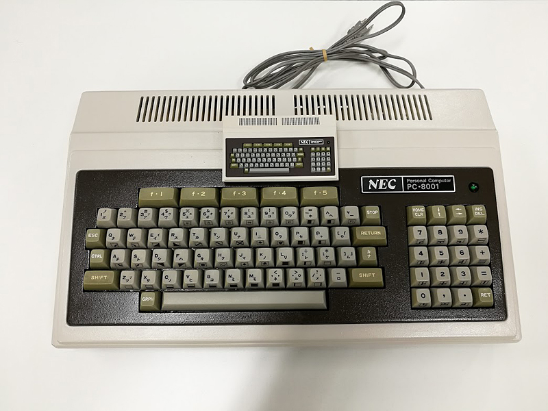 PC-8001を再現したモック