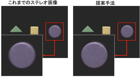 3Dメガネをかけずに見たときの画質比較