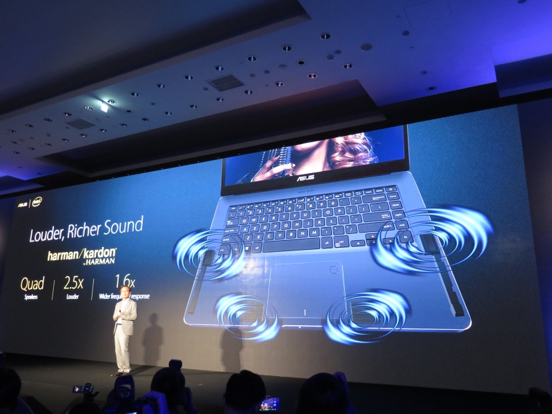 クアッドスピーカーの搭載