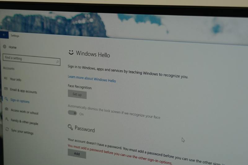 Windows Helloに対応