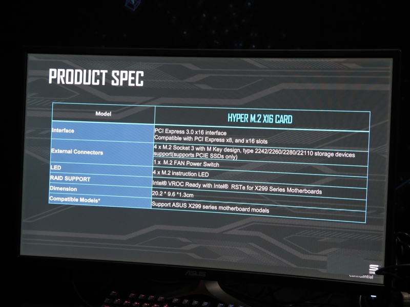HYPER M2. X16 CARDの仕様