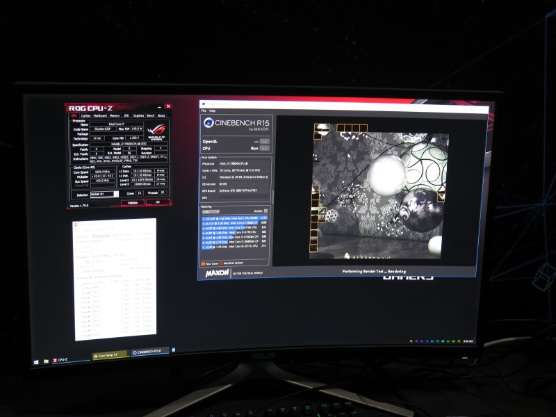 Core i7-7900Xのオーバークロックデモ